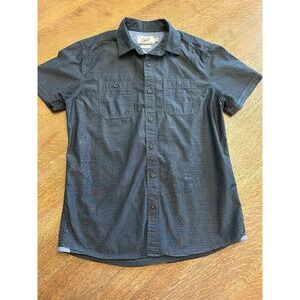 Grayers Men's Short Sleeve Button-Up Shirt – Size Medium